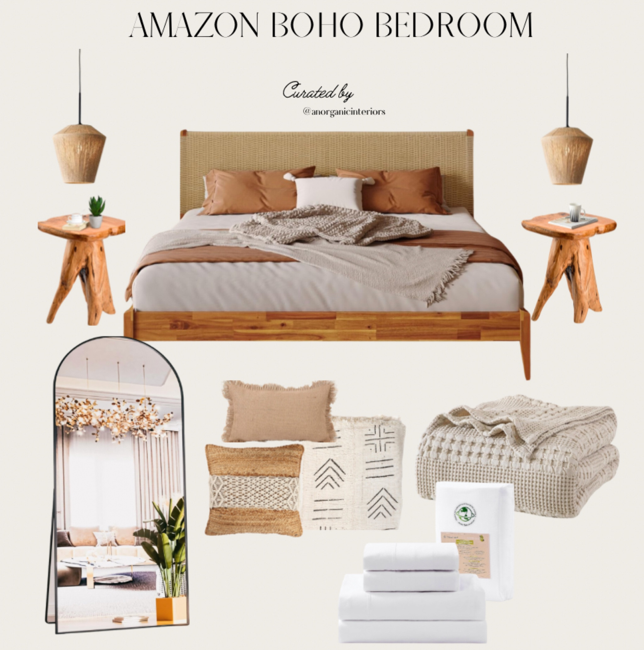 Curated boho bedroom from Amazon 🤎

#LTKStyleTip #LTKFindsUnder100 #LTKHome