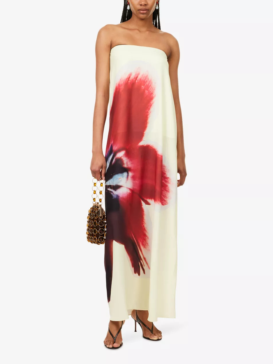 RAT AND BOA - Antheia Strapless Georgette Maxi Dress | Selfridges.com | Selfridges