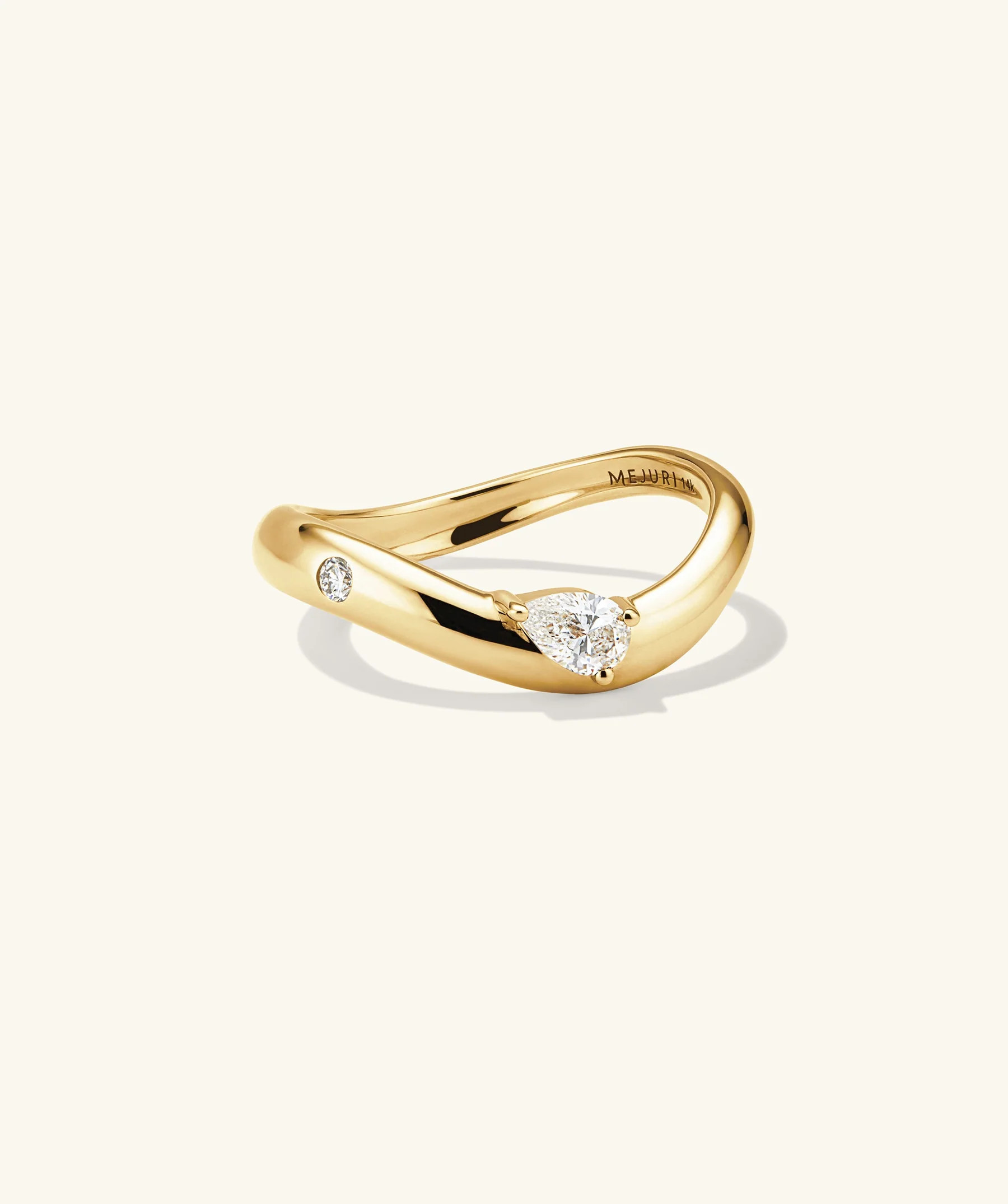 Dôme Figure Twin Ring | Mejuri Fine Crew