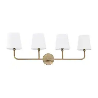 Dawson 4-light Aged Brass Bath/Vanity FixtureBrand: Capital LightingShare with a friendShare | Bed Bath & Beyond