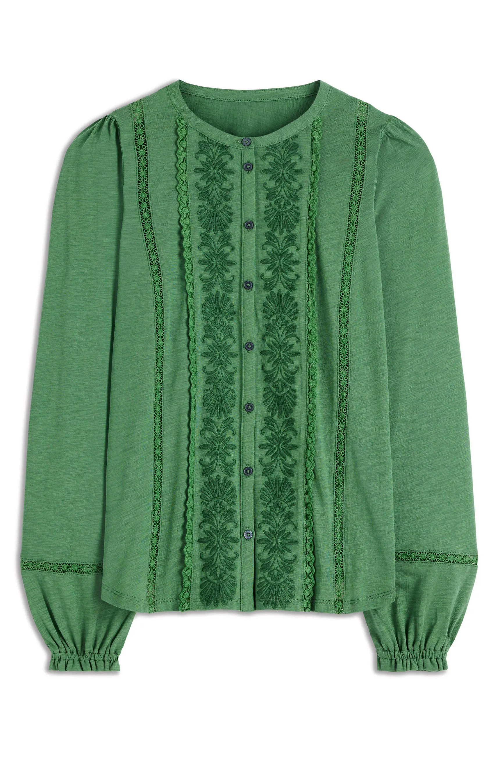 Sophie Embroidered Button-Up Shirt | Nordstrom