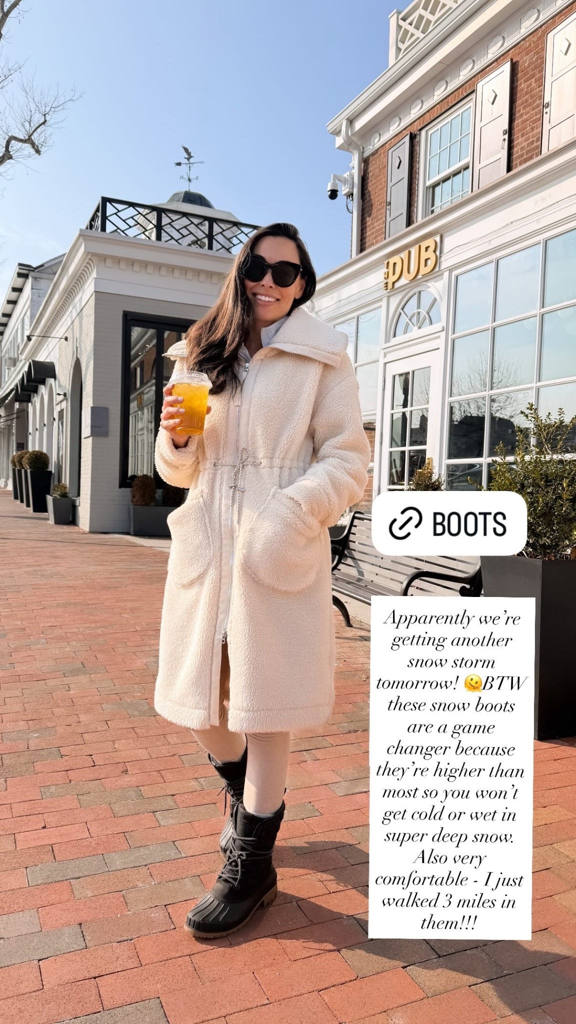 Snow boots, winter outfit, winter jacket, casual outfit. 

#LTKSeasonal #LTKdayinmylife #LTKootd