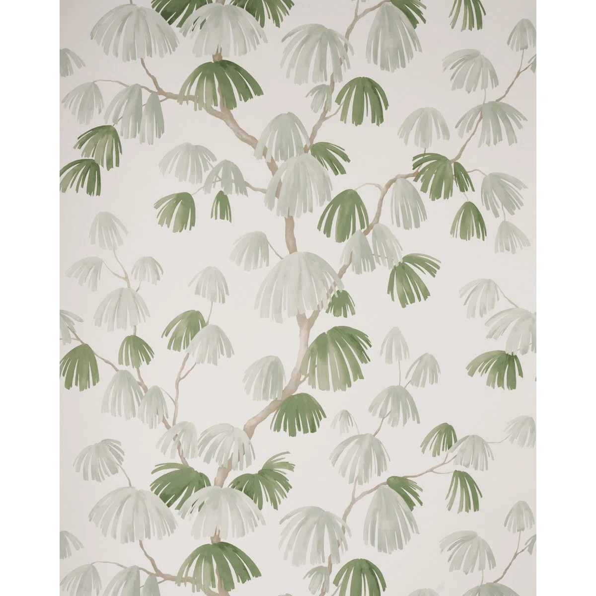 Schumacher x David Kaihoi Weeping Pine Wallpaper | Wayfair North America