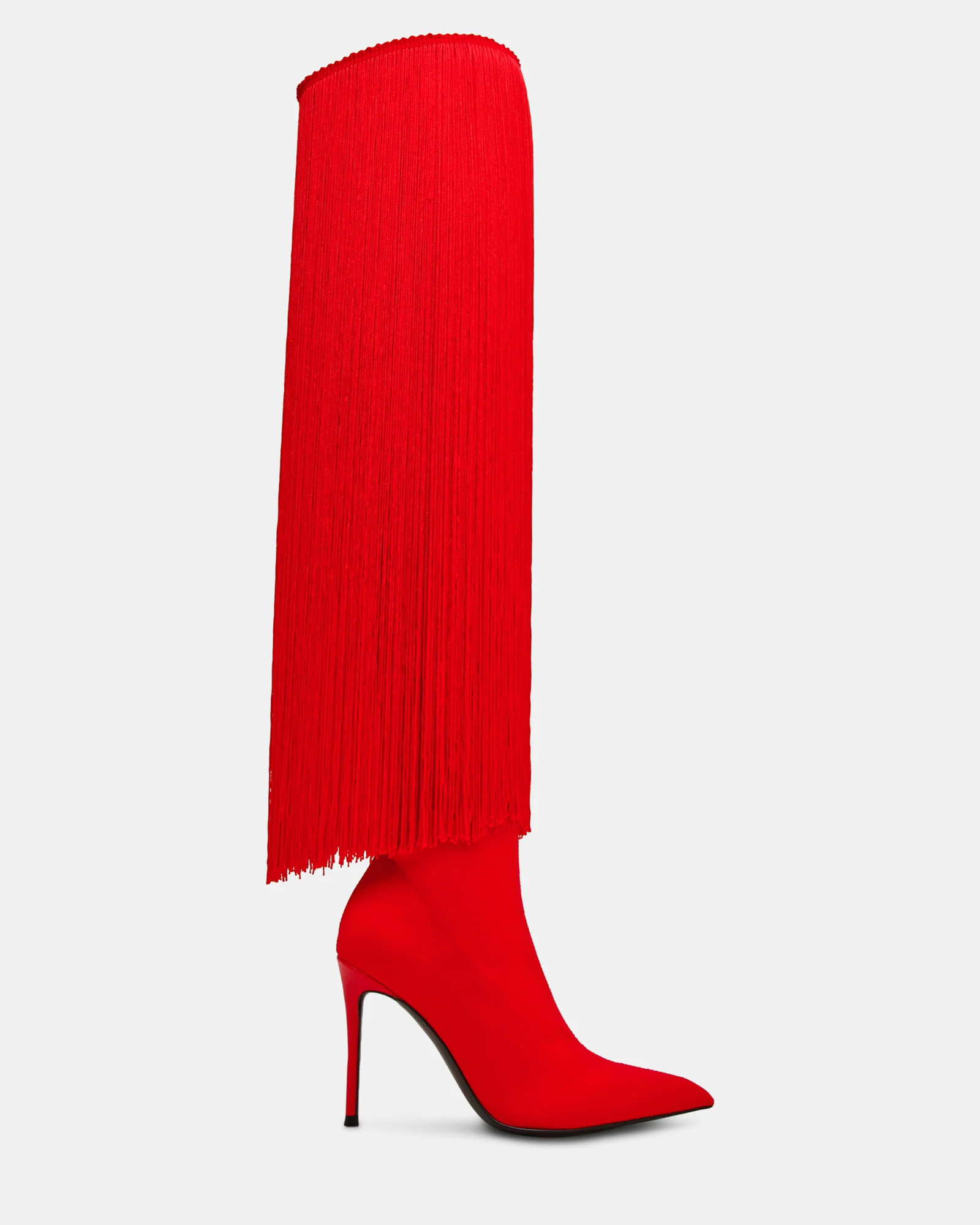 Steve Madden Women's Provoque Pointed Toe Boots - Red - Size 9.5 - Synthetic | Steve Madden (US)