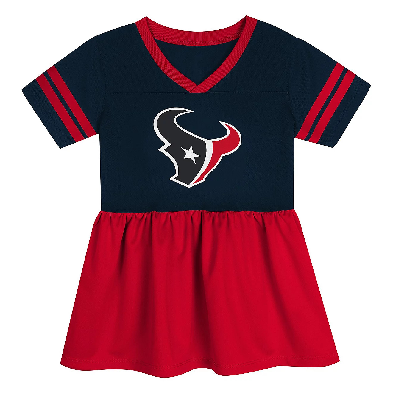 Outerstuff Girls' 4-6x Texans Stadium Lights Jersey Dress | Academy Sports + Outdoors