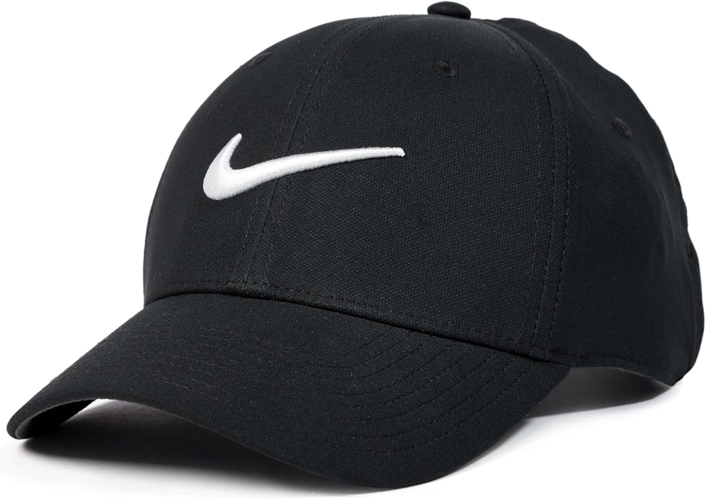 Amazon.com: Nike Dri-Fit Club Structured Swoosh Cap, Black/White, Small/Medium : Sports & Outdoor... | Amazon (US)