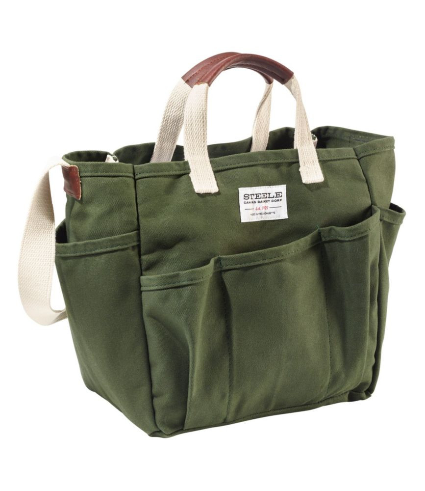 Steele Utility Tote Olive, Cotton/Leather | L.L. Bean