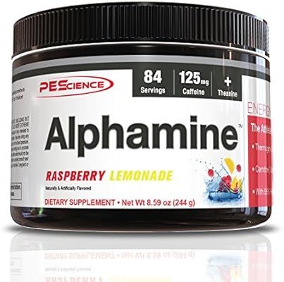 PEScience Alphamine, Raspberry Lemonade, 8.59 Ounce, 84 Servings | Amazon (US)