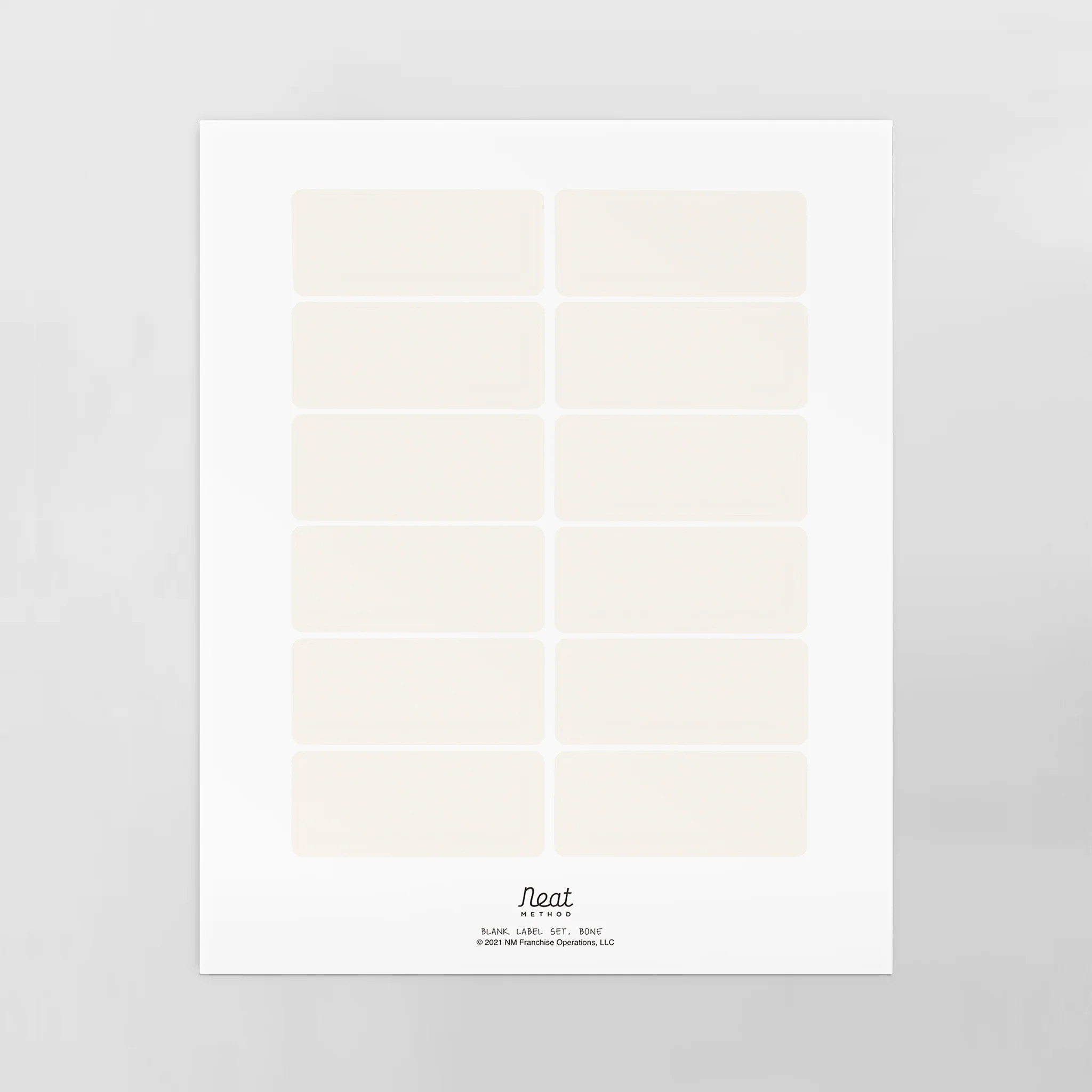 Blank Label Set | NEAT Method | NEAT Method