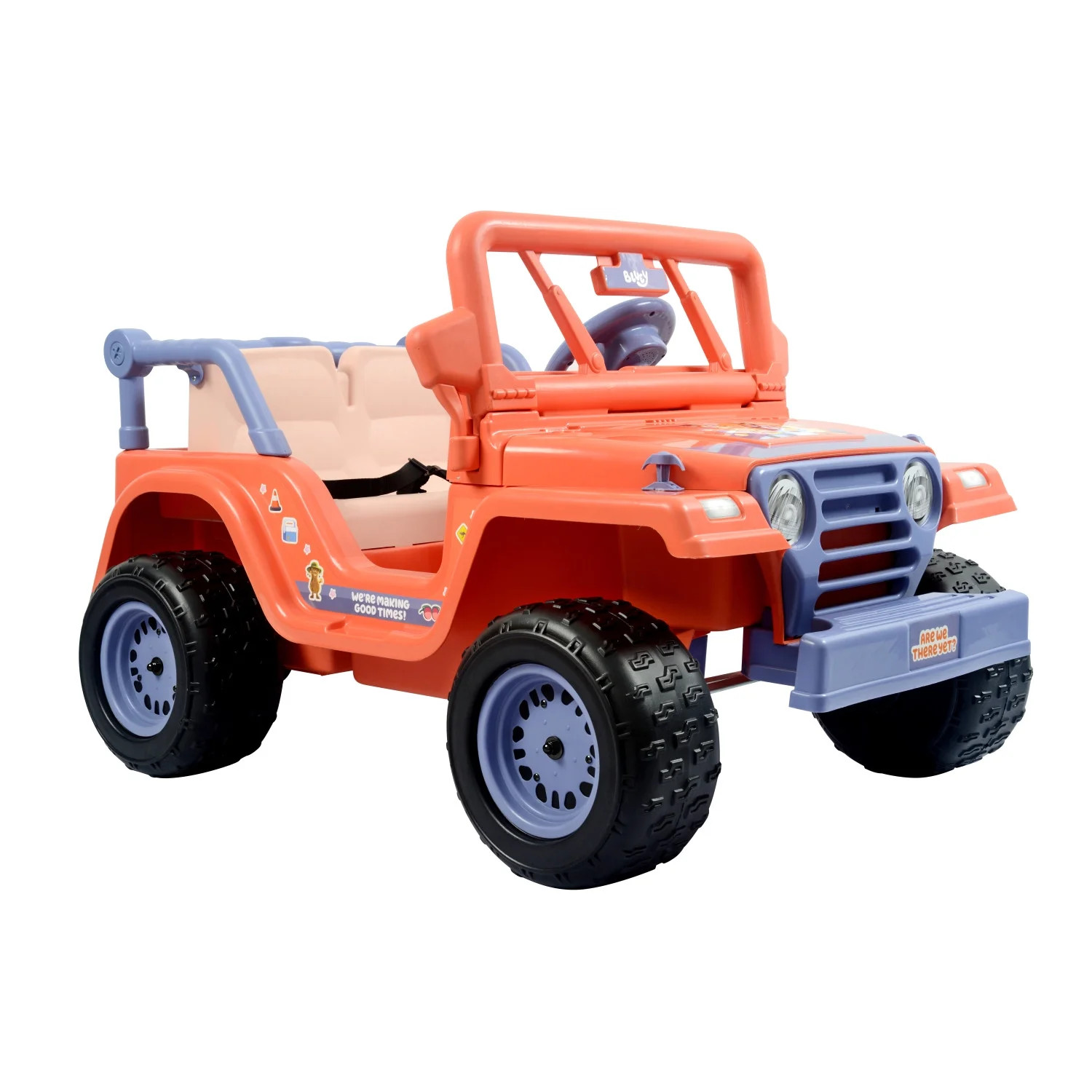 12V Bluey 4-Wheeler Ride-on, Battery Powered Car for Kids with Sounds, Ages 3+ - Walmart.com | Walmart (US)