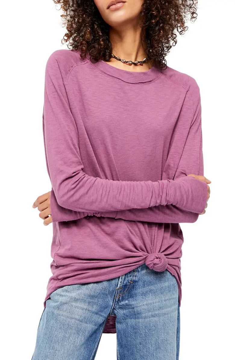 Arden Extra Long Cotton Top | Nordstrom