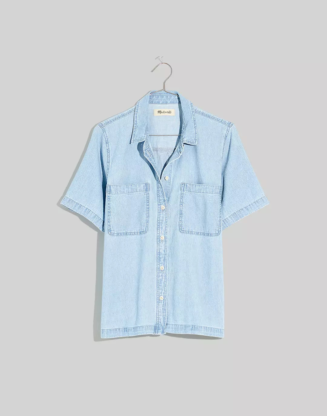 Denim Camp Shirt in Smithley Wash | Madewell