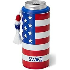 Swig Life Skinny Can Cooler, 12oz Insulated Slim Can Holder, Stainless Steel Cooler, Covers for T... | Amazon (US)