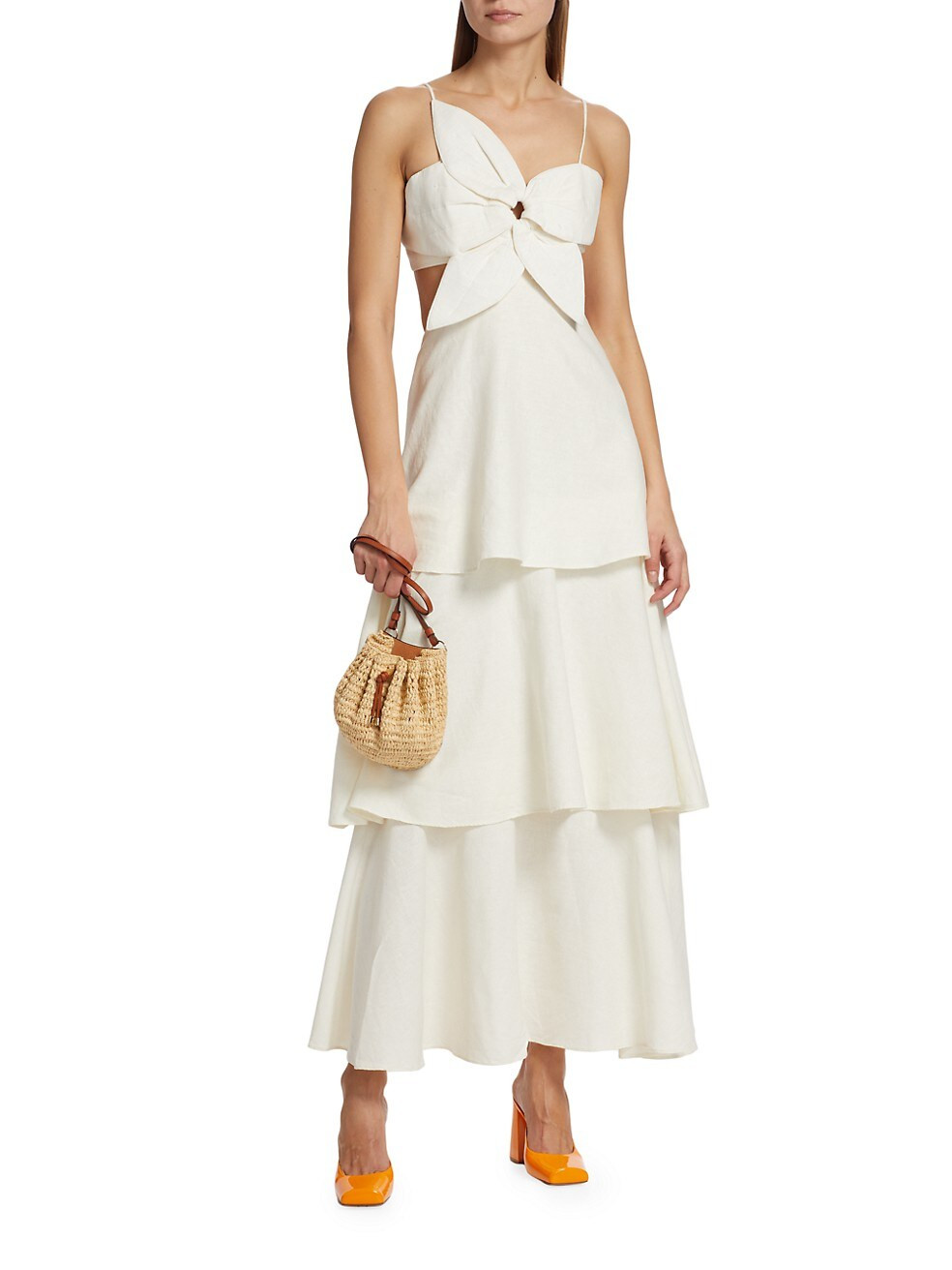 Flower Tiered Maxi Dress | Saks Fifth Avenue