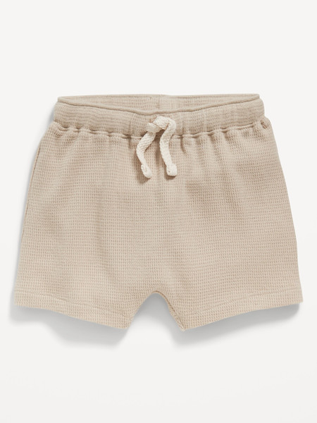 Unisex Thermal-Knit Pull-On Shorts for Baby | Old Navy (US)