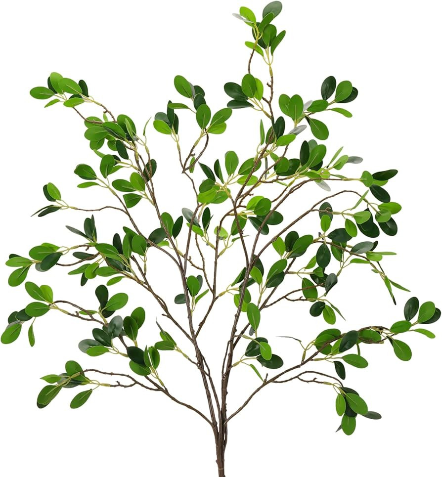 Whonline 43.3Inch Greenery Stems Faux, Branches for Vase, Fake Greenery with Olive Branches Artif... | Amazon (US)