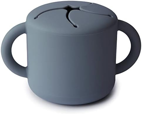 mushie Silicone Snack Cup | Spill Proof Food Container for Toddler and Baby (Tradewinds) | Amazon (US)