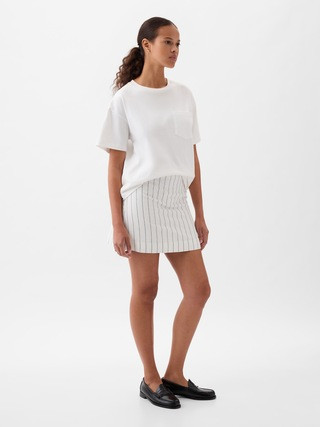 Linen-Cotton Mini Skirt | Gap (CA)