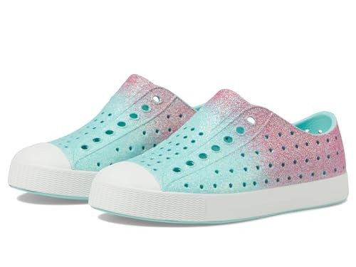 Native Shoes Unisex-Kids Jefferson Bling Sneakers, Hollywood Hydrangea Bling/Shell White, 6 Big Kid | Amazon (US)