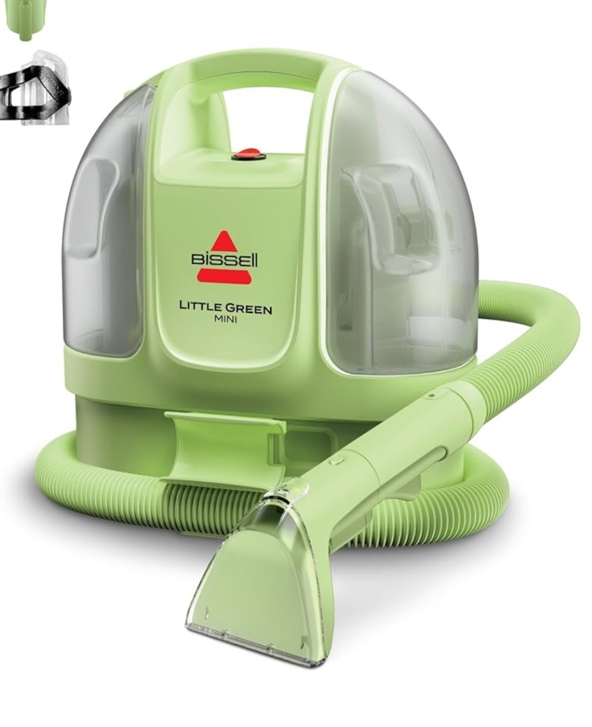 BISSELL Little Green Mini Portable Carpet and Upholstery Deep Cleaner, Car/Auto Detailer, with HydroRinse Self-Cleaning Tool and 4" Tough Stain Tool, Tea Green, 4075

#LTKHome #LTKSaleAlert #LTKFindsUnder100