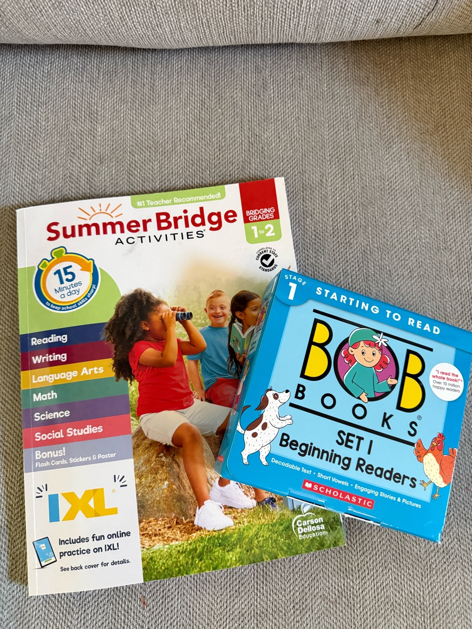 What we’ve been doing to stay fresh during the summer! #summerlearning #summerbridge #bobbooks #2ndgrade
