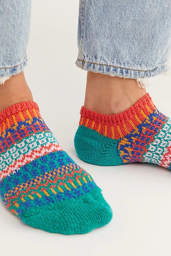 Horizon Ankle Socks by Solmate Socks at Free People, Cayenne, One Size | Free People (Global - UK&FR Excluded)