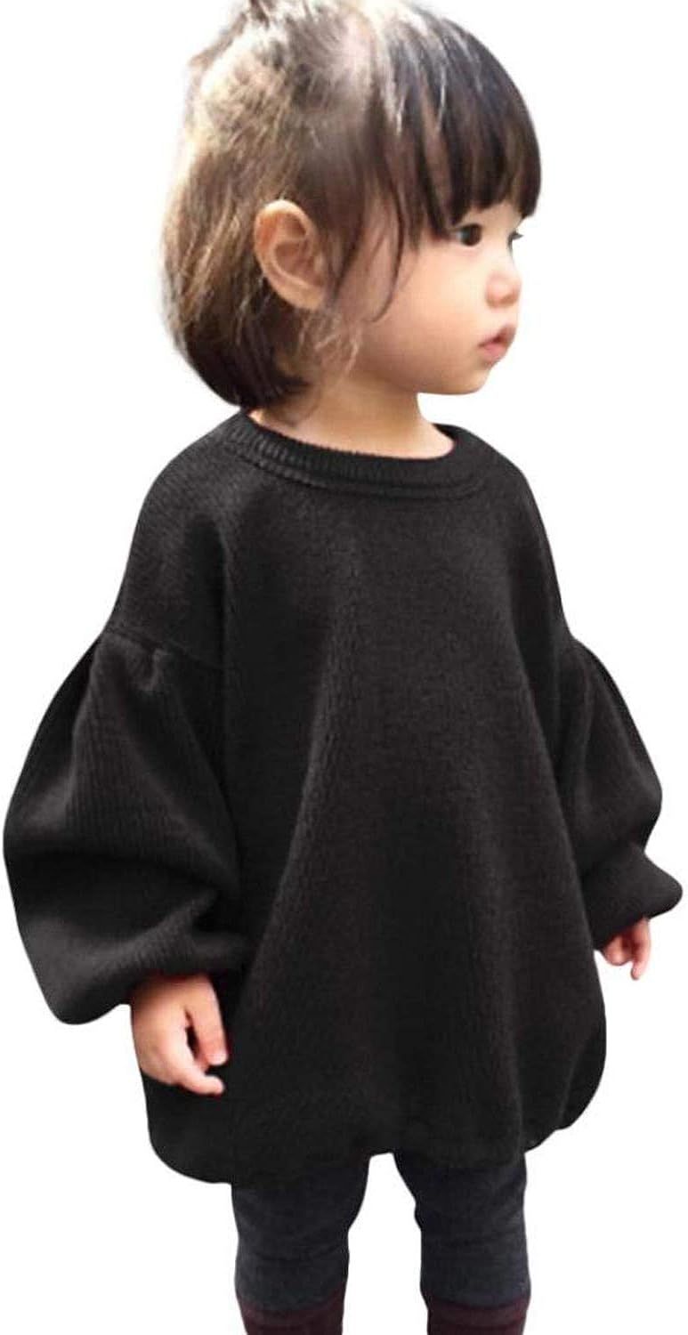 GRNSHTS Baby Girls Loose Long Sleeve Knit Sweater | Amazon (US)