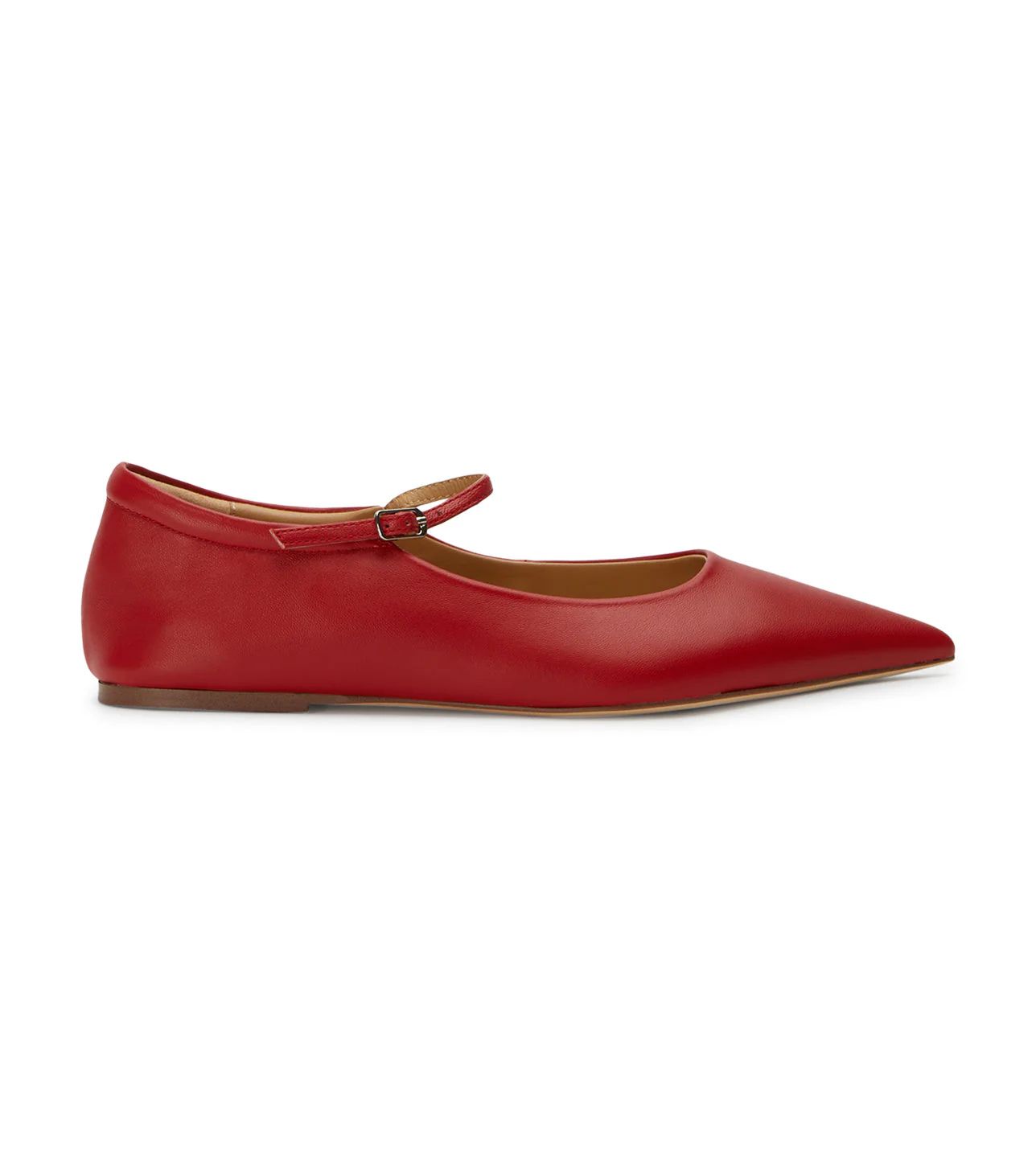 Jaffa Ruby Nappa Flats | Tony Bianco US