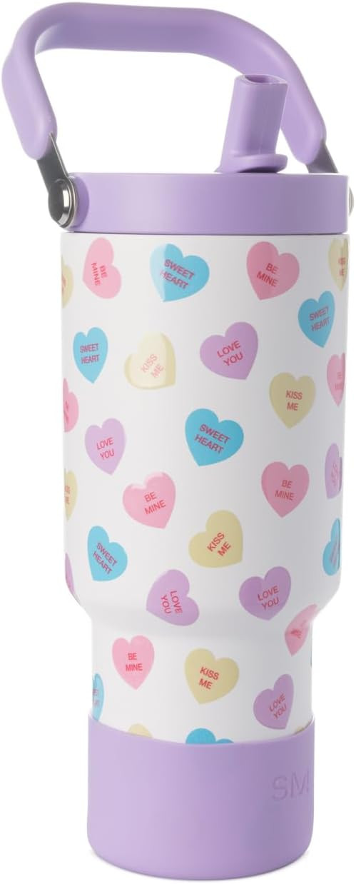 Simple Modern Valentine's Day Trek Pivot | 30oz Flip Straw Tumbler with Handle | Gifts for Her | ... | Amazon (US)