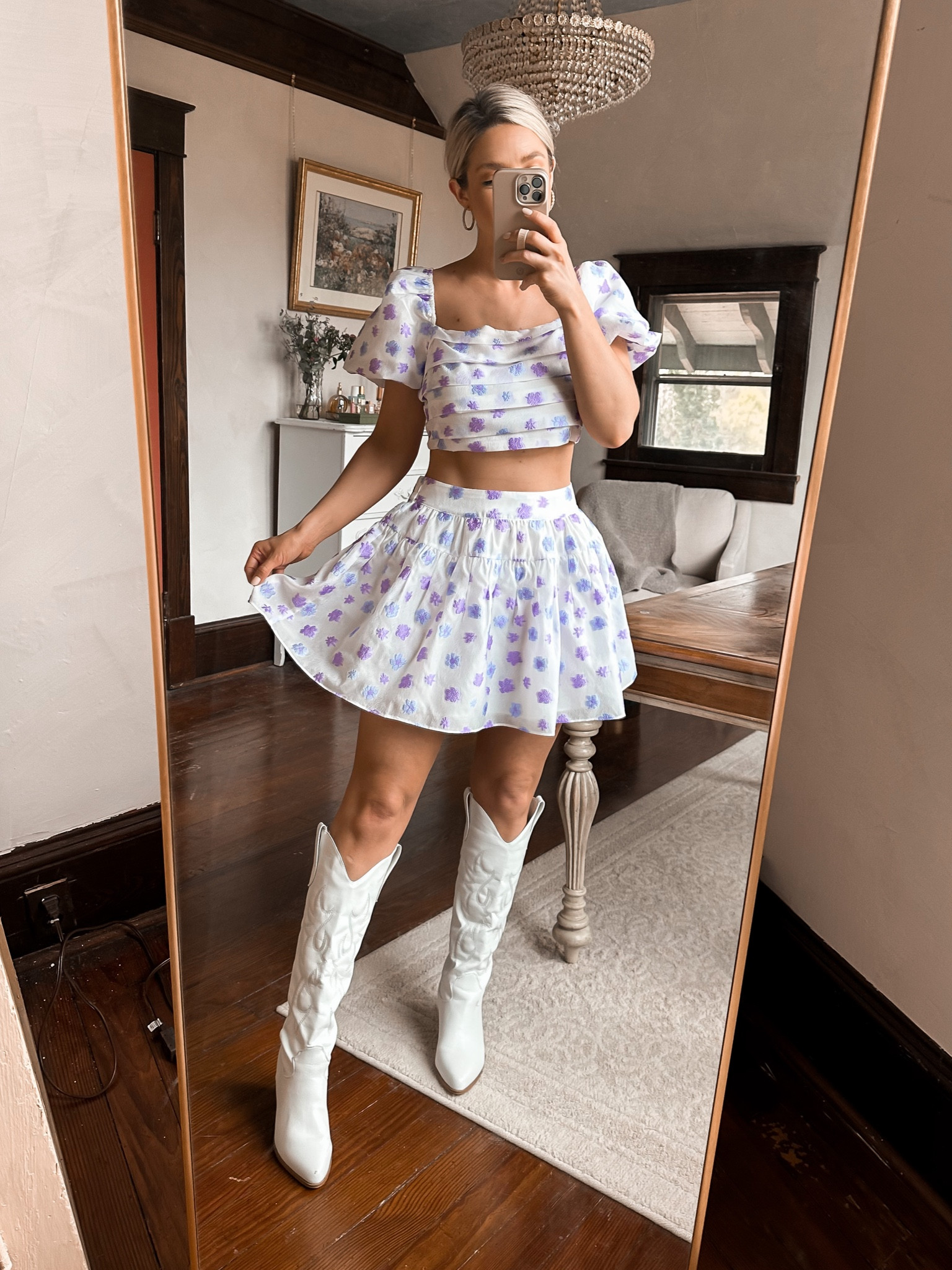 Floral skirt set 20% off with code BLSPRING23
Size small
Also comes in white version for brides!


#LTKsalealert