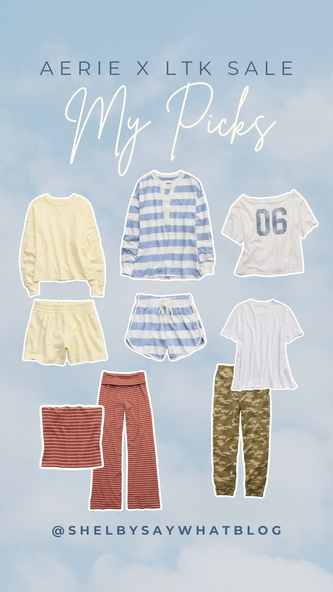 LTK x Aerie SALE is live! Use code: LTKAERIE20 to get a stackable 20% off your entire purchase when you shop in the LTK app! 

I honestly love Aerie so much, maybe too much 🤭😉 For sizing, Aerie runs large. I can fit into a small in some of the "oversized" tops! Pay attention to the description for the best fit. 

I ordered a small or medium in the tops, medium in the shorts, and 12 regular in the camo pants. 

Size 10 | M/L | 5'4" 

 

#LTKMidsize #LTKSaleAlert #LTKxAerie