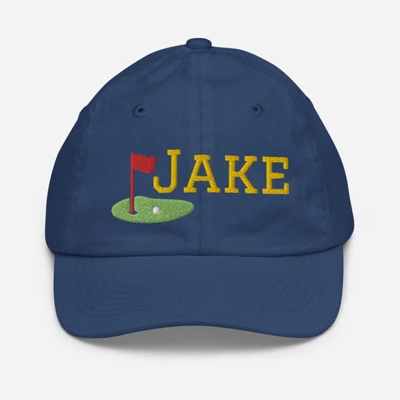 Boys Golf Hat Flag on Putting Green Personalized Name or - Etsy | Etsy (US)