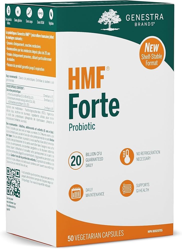 Genestra Brands HMF Forte | Shelf-Stable Probiotic Formula Support for GI Health and Healthy Gut ... | Amazon (CA)