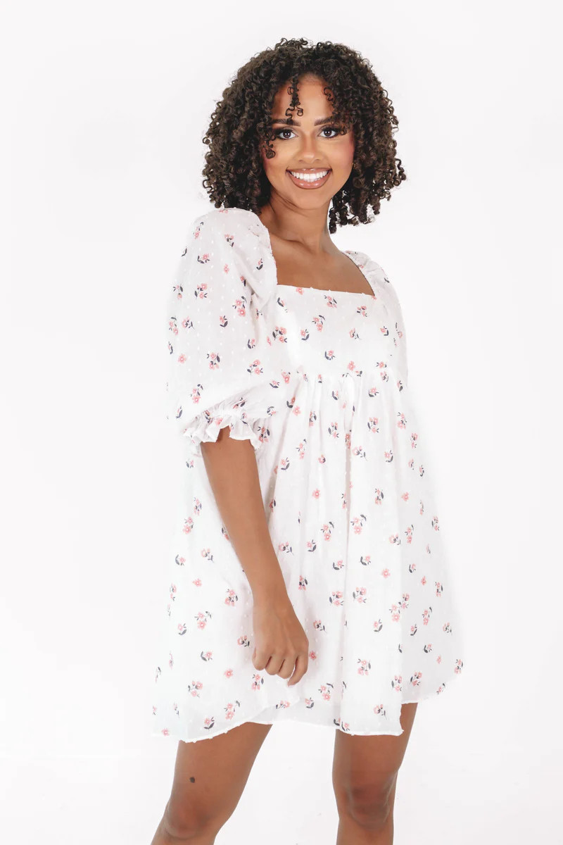 Daisy Dreamer Dress - White | The Impeccable Pig