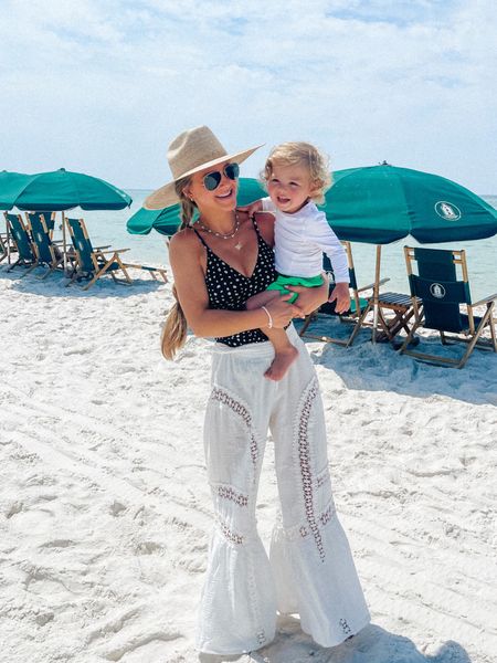 Beach outfit vacation outfit lack of color hat— Beach coverup flare pants sold out but can sign up for restocks!! Sharing other favs from vici! Toddler boy swim

#LTKswim #LTKkids #LTKtravel
