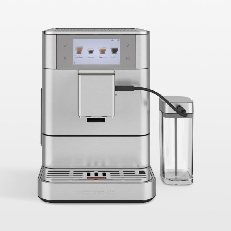 KitchenAid KF8 Fully Automatic Espresso Machine in Stainless Steel + Reviews | Crate & Barrel | Crate & Barrel