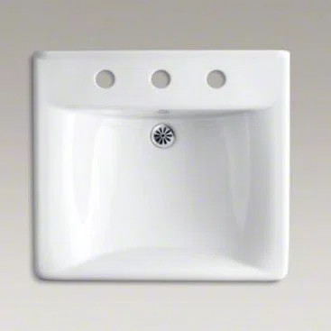 K-2053-0 Soho Ceramic 20" Wall Mount Bathroom Sink with Overflow | Wayfair North America