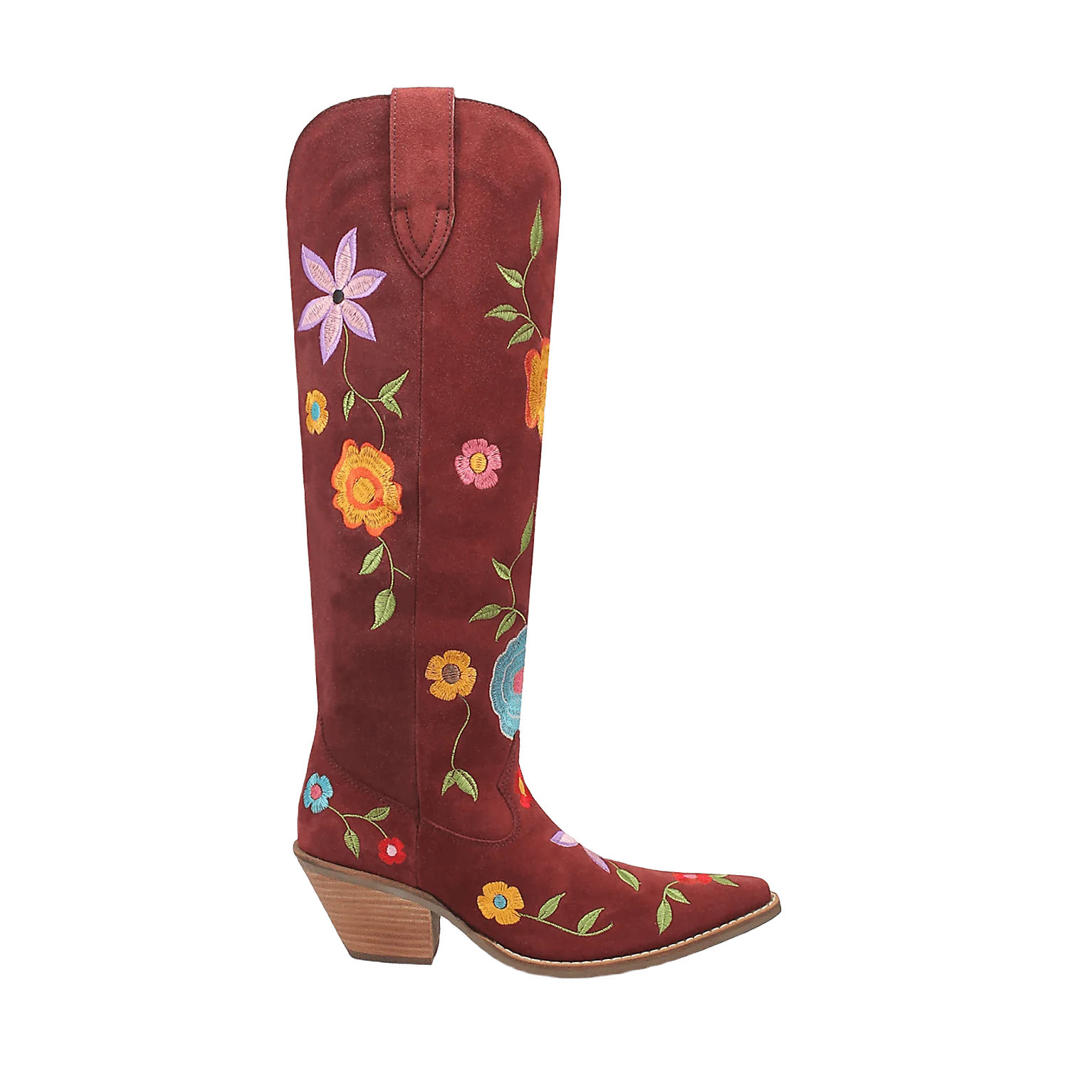 FLOWER POWER SUEDE BOOT BURGUNDY / 10 / M | Dingo1969