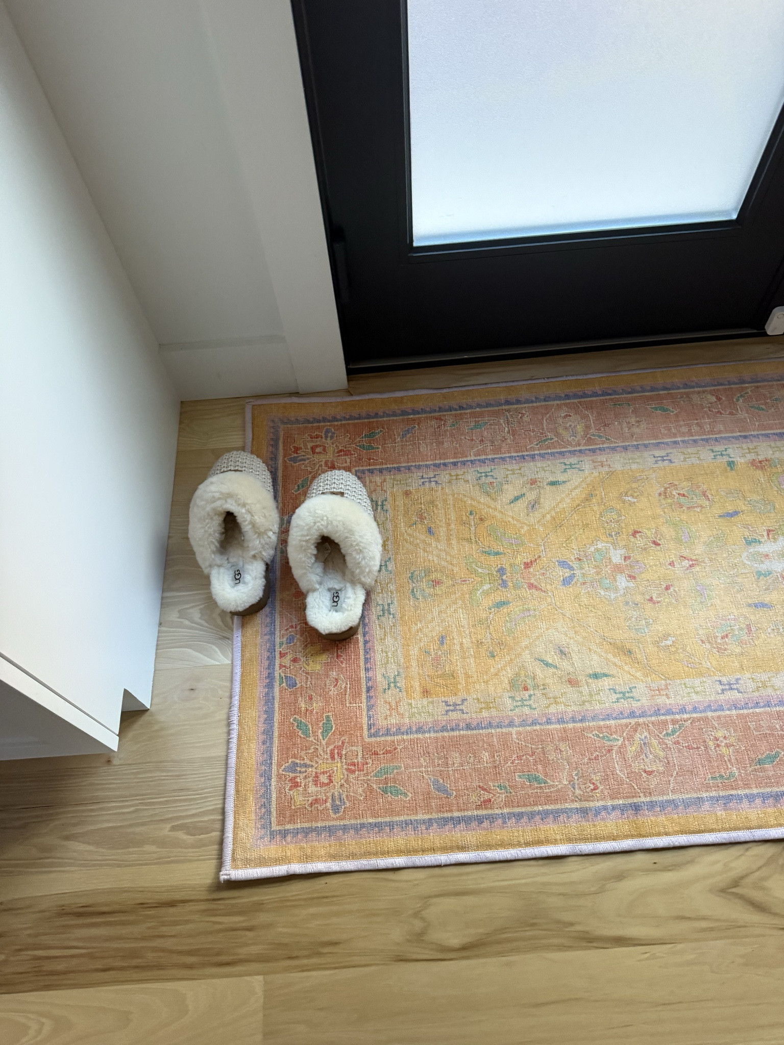 Weekend comfy. These are my favorite slippers. They are so cozy and warm. I love that the hardsoles make them an outdoor shoe as well as indoor. Fit is true to size. I wear a six. 

#LTKPetite #LTKmorningroutine #LTKootd