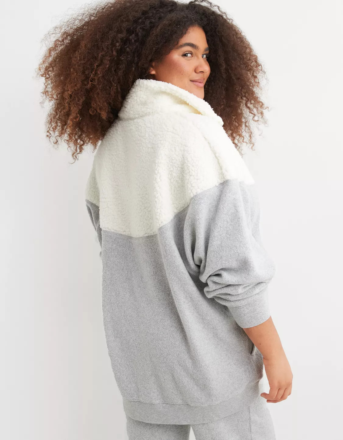 Aerie Hometown Holiday Quarter Zip Sweatshirt | American Eagle Outfitters (US & CA)