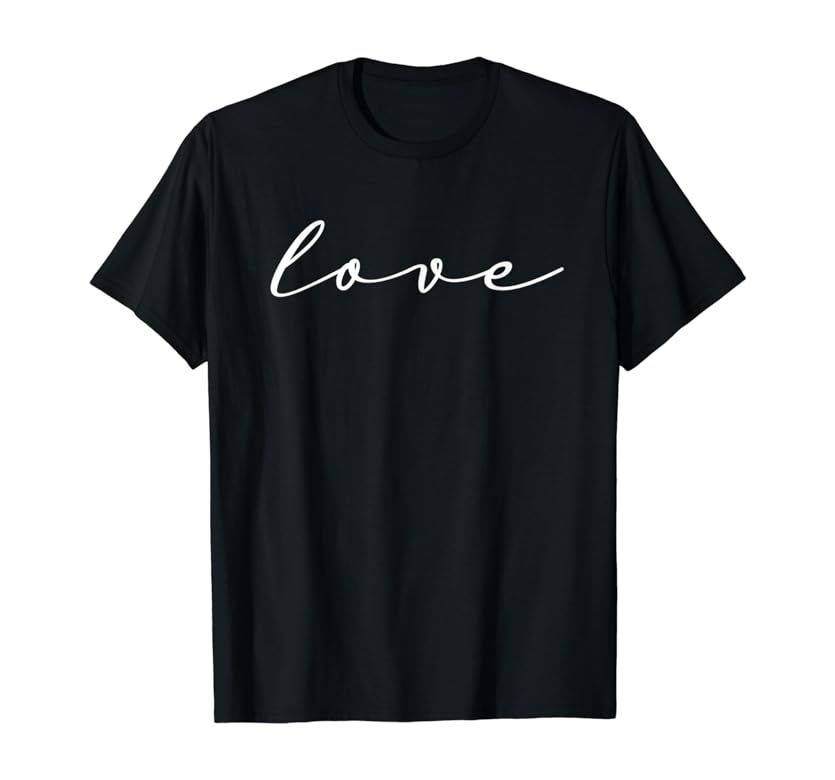 Love Handwritten Love T-Shirt | Amazon (US)