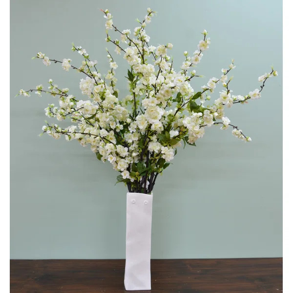 Cherry Blossom Stems, Bushes, And Sprays Arrangement (Set of 6) | Wayfair North America