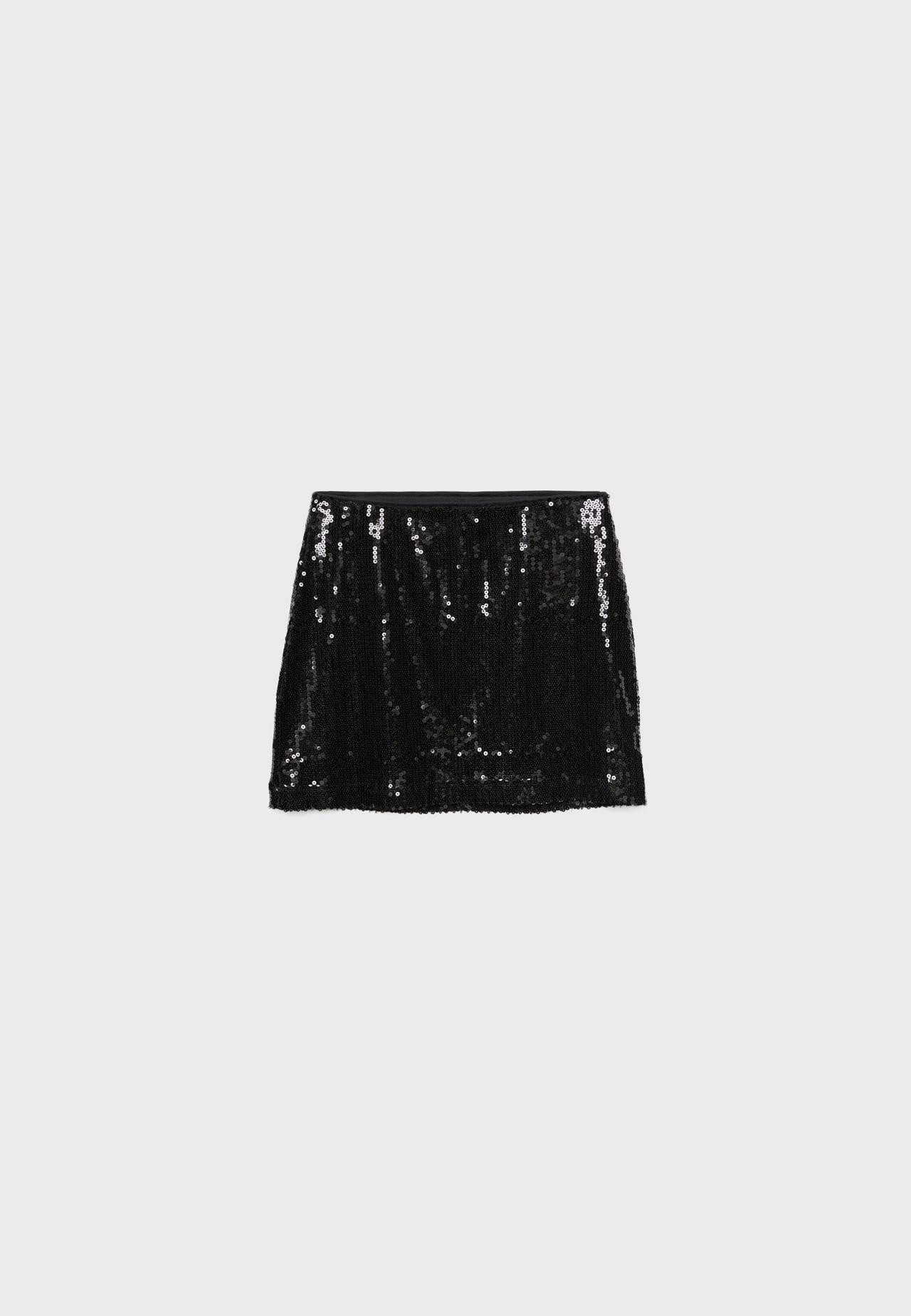 Sequinned mini skirt - Women's fashion | Stradivarius United Kingdom | Stradivarius (UK)