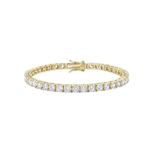 Electric Picks Richie Bracelet for Women, 14k Gold Plated Tennis Chain Bracelet, Tarnish-Resistan... | Amazon (US)