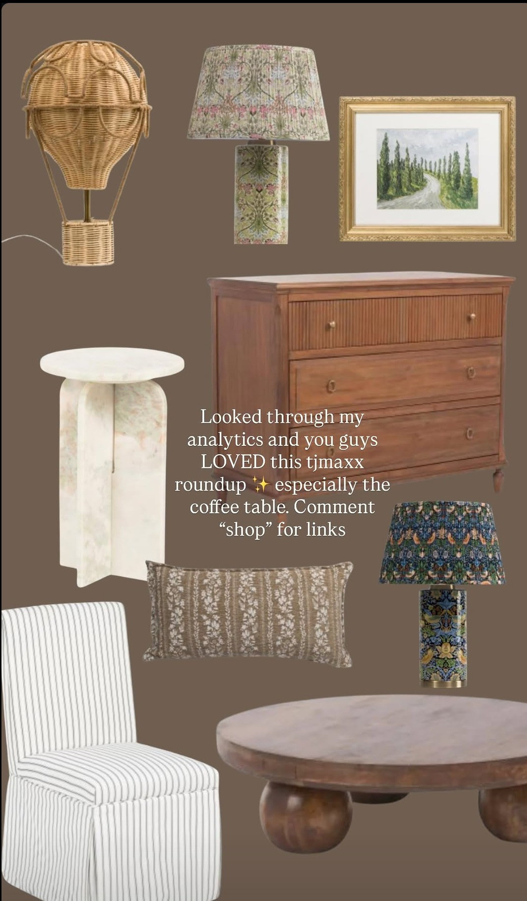 SO many good things at TJ Maxx right now. The coffee table is such a good find.  

 #LTKSeasonal #LTKHome
