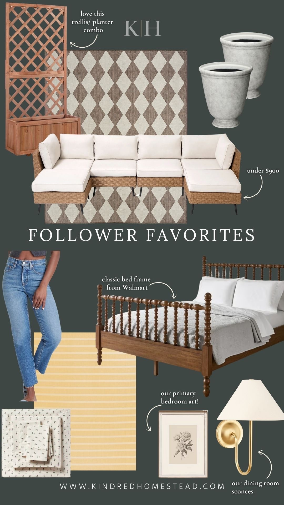 Follower favorites featuring outdoor furniture and decor, bedroom finds, home favorites and lifestyle outfits! 

#LTKHome #LTKStyleTip #LTKSeasonal