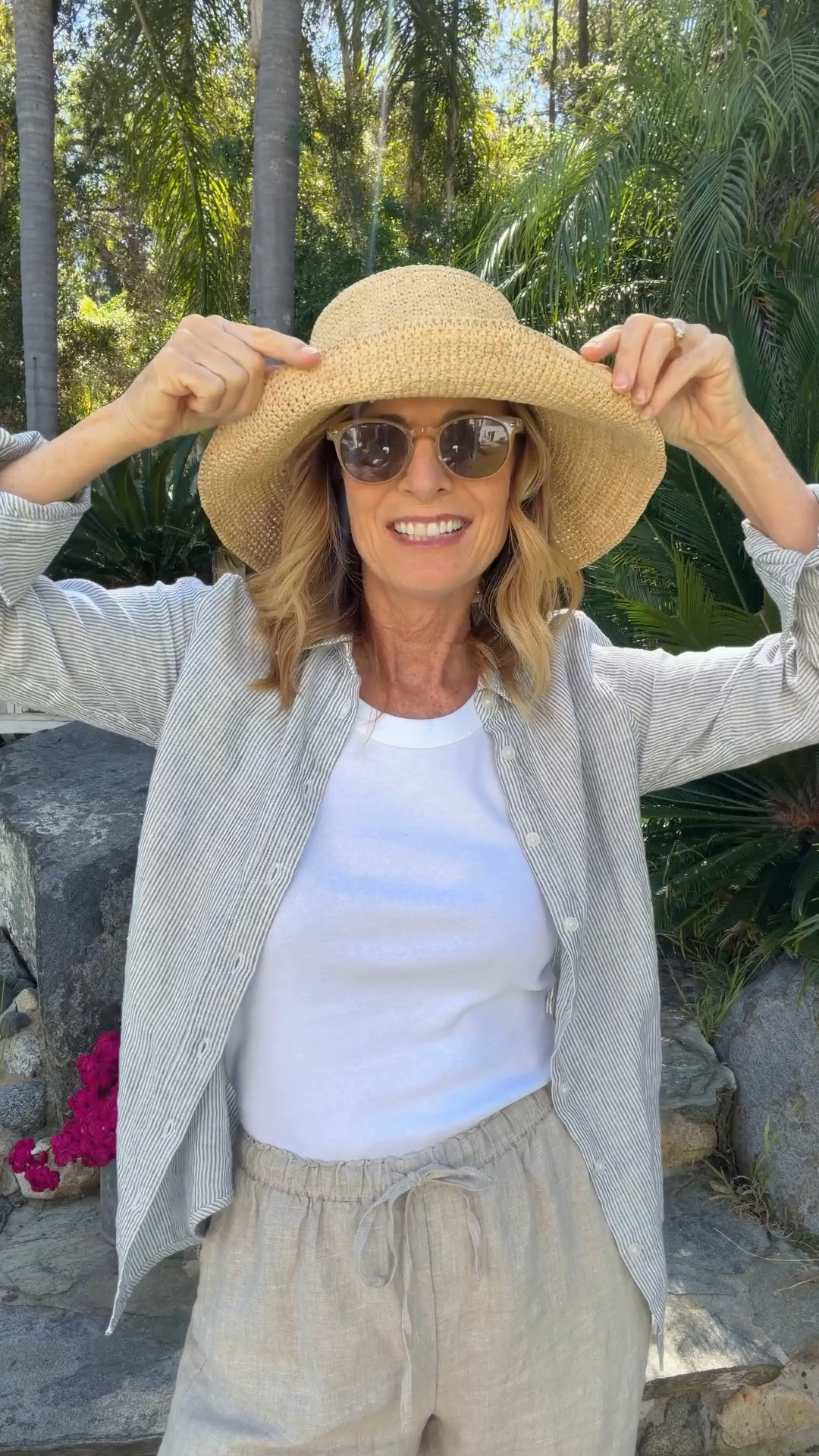 Who’s ready for warm weather?
This will be your goto linen outfit! You look chic and effortless! @Quince @jcrew 

#LTKTravel #LTKOver40 #LTKootd