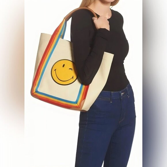 Anya Hindmarch Women's Natural Wink Pont Tote Bag | Poshmark