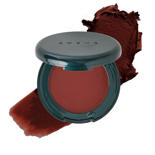 SOSHE Beauty - Blurring Pillow Blush | Featherlight, Cushiony, Cream to Powder Formula | Squalane, Cucumber Seed Extract, Ashwagandha Root | Vegan, Clean, Cruelty-Free (Copper Spice, Warm Terracotta) | Amazon (US)