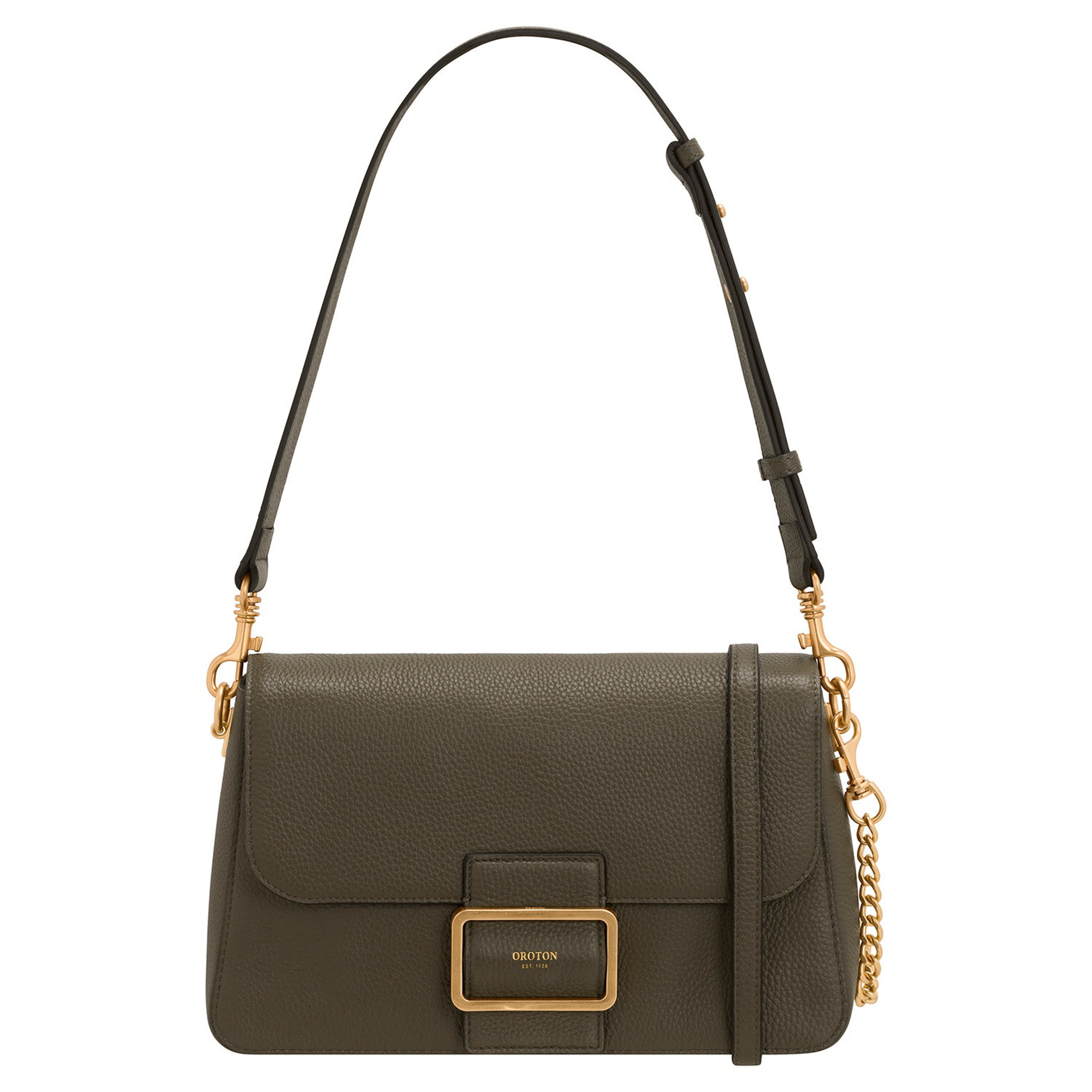Astrid Shoulder Bag - Olive | Oroton | Oroton